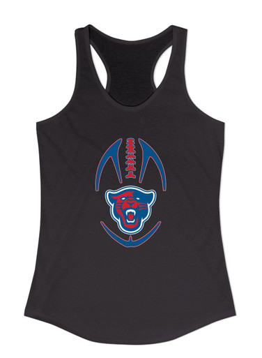 Midway Panthers Head Football #4 Women's Tank Top