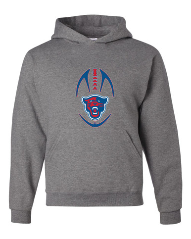 Midway Panthers Head Football #4 Men's Premium Hoodie