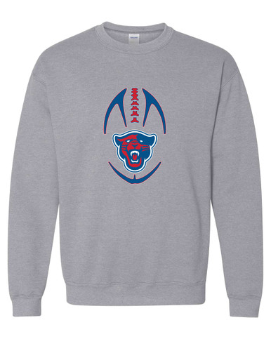 Midway Panthers Head Football #4 Men's Sweatshirt