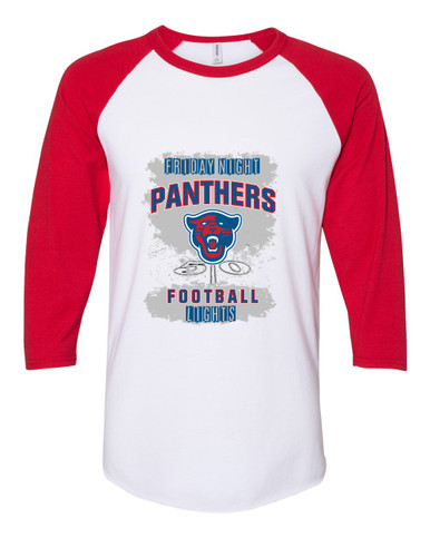 Midway Panthers Head Football #6 Men's Baseball T-Shirt