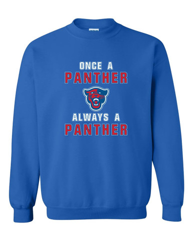 Midway Panthers Head Once A Men's Sweatshirt