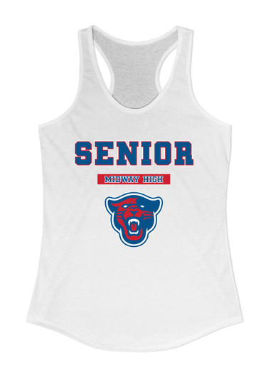 Midway Panthers Head Senior #2 Women's Tank Top
