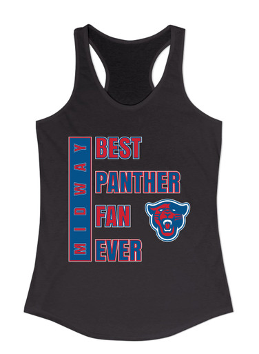 Midway Panthers Head Best Panther Fan Women's Tank Top