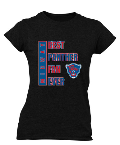Midway Panthers Head Best Panther Fan Women's Premium SS T-Shirt