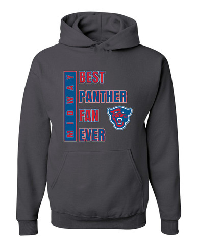 Midway Panthers Head Best Panther Fan Men's Premium Hoodie