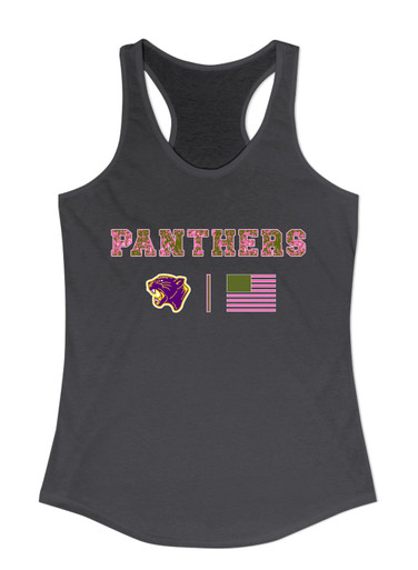 Camden Panthers Pink Camo Flag Women's Tank Top