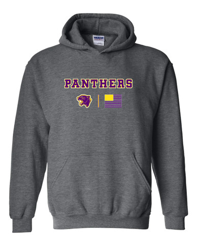 Camden Panthers Team Colors Flag Men's Hoodie
