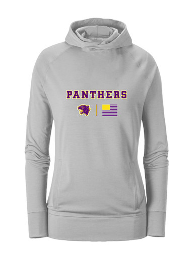Camden Panthers Team Colors Flag Women's Hoodie