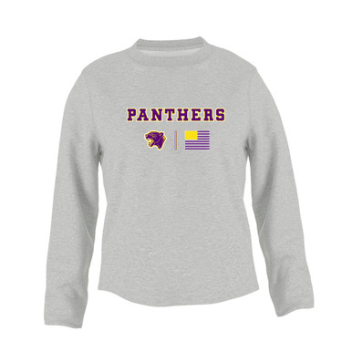 Camden Panthers Team Colors Flag Women's Sweatshirt