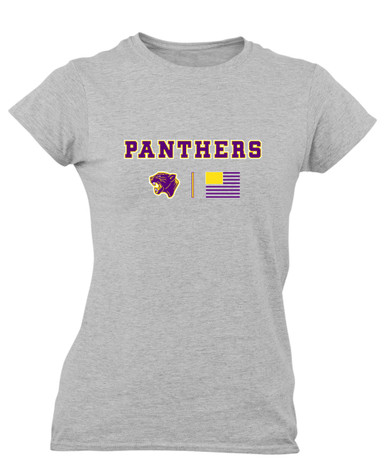 Camden Panthers Team Colors Flag Women's Premium SS T-Shirt
