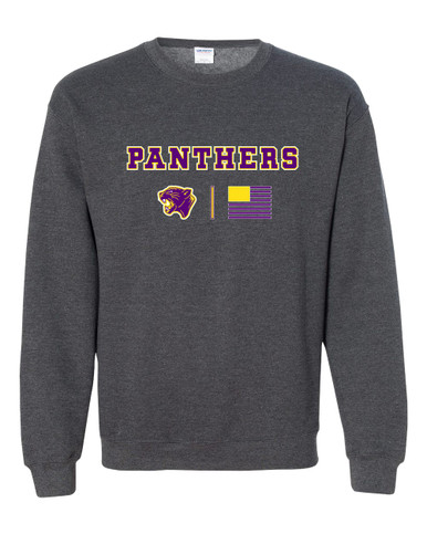 Camden Panthers Team Colors Flag Men's Sweatshirt
