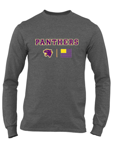 Camden Panthers Team Colors Flag Men's LS T-Shirt
