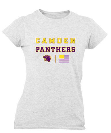 Camden Panthers Spirit Flag Women's SS T-Shirt