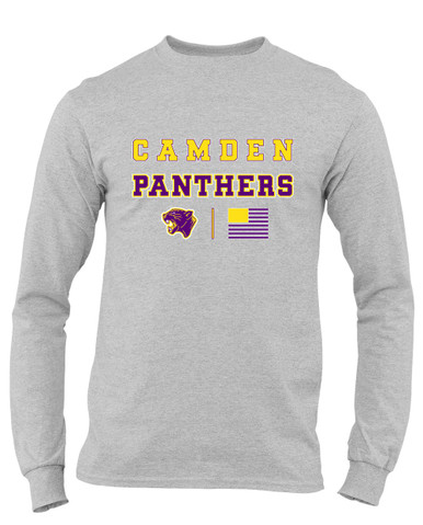 Camden Panthers Spirit Flag Men's Premium LS T-Shirt