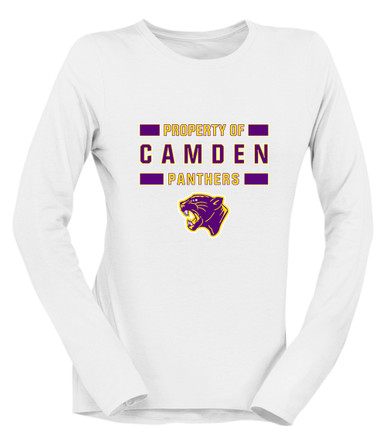 Camden Panthers Property Of Women's Premium LS T-Shirt