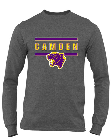 Camden Panthers Mascot #4 Men's LS T-Shirt