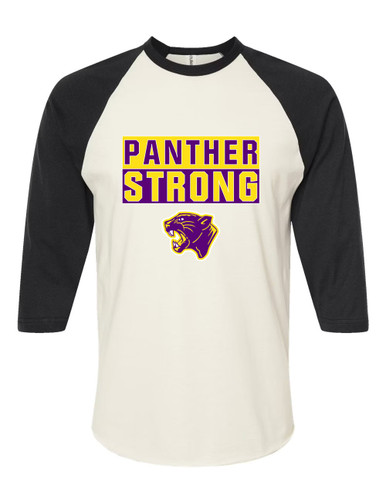 Camden Panthers Strong #1 Women's Baseball T-Shirt