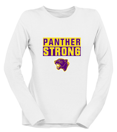 Camden Panthers Strong #1 Women's LS T-Shirt
