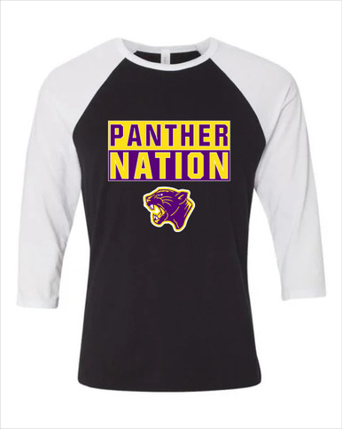 Camden Panthers Nation #1 Women's Baseball T-Shirt