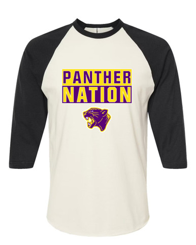 Camden Panthers Nation #1 Men's Baseball T-Shirt