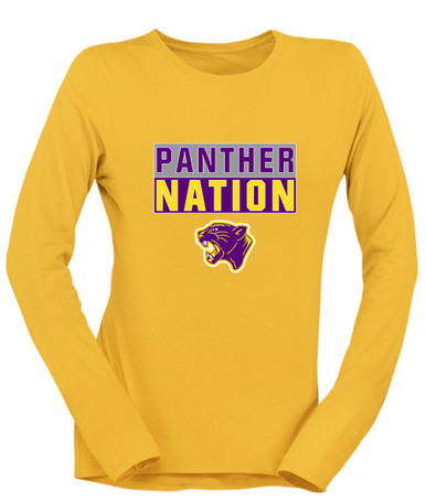 Camden Panthers Nation #1 Women's LS T-Shirt