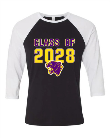 Camden Panthers Class of 2028 Men's Baseball T-Shirt