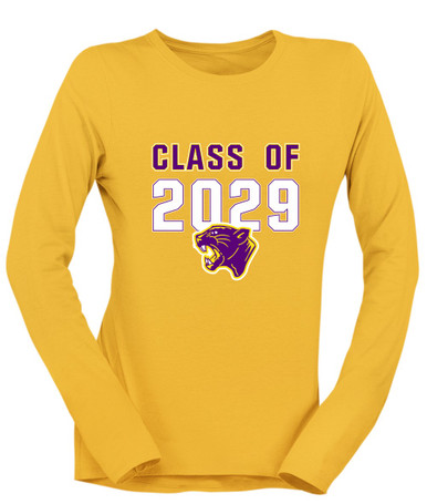 Camden Panthers Class of 2029 Women's LS T-Shirt