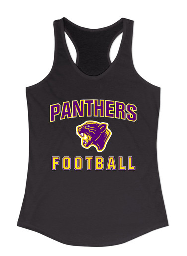 Camden Panthers Football #1 Women's Tank Top