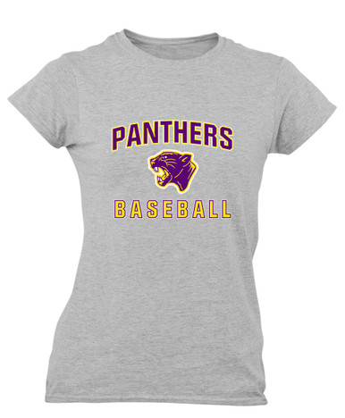Camden Panthers Baseball #1 Women's SS T-Shirt