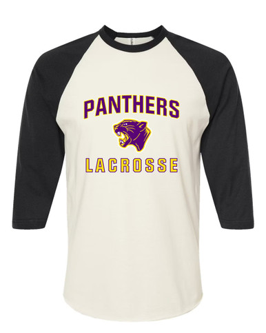 Camden Panthers Lacrosse Women's Baseball T-Shirt