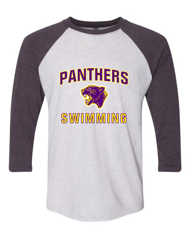 Camden Panthers Swimming Men's Baseball T-Shirt