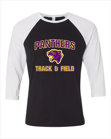 Camden Panthers Track & Field Women's Baseball T-Shirt