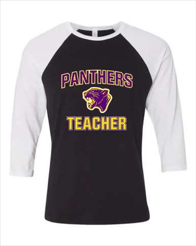 Camden Panthers Teacher Women's Baseball T-Shirt
