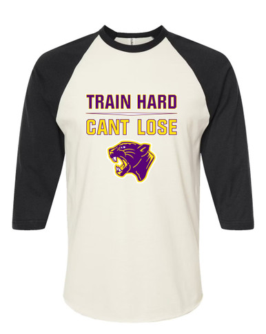 Camden Panthers Train Hard, Can't Lose Men's Baseball T-Shirt