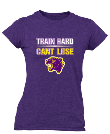 Camden Panthers Train Hard, Can't Lose Women's SS T-Shirt