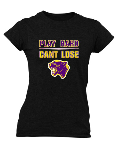 Camden Panthers Play Hard, Can't Lose Women's SS T-Shirt
