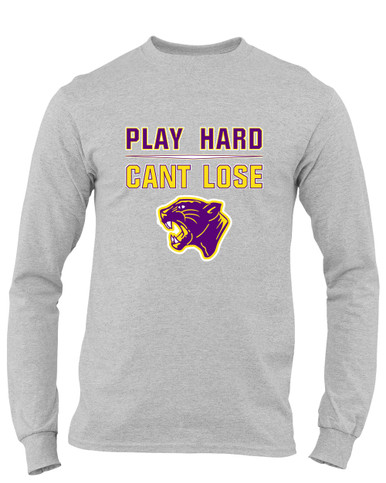 Camden Panthers Play Hard, Can't Lose Men's LS T-Shirt