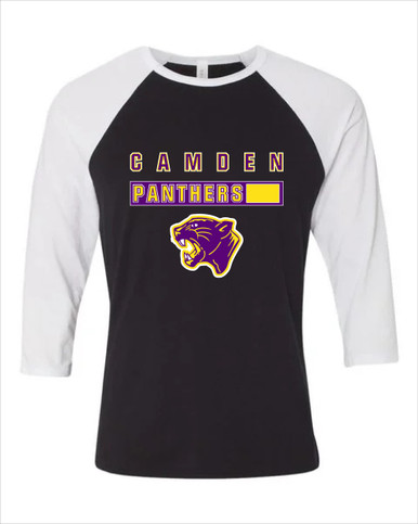 Camden Panthers Mascot #7 Men's Baseball T-Shirt
