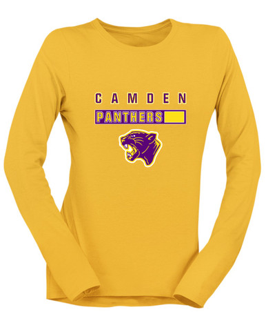 Camden Panthers Mascot #7 Women's LS T-Shirt