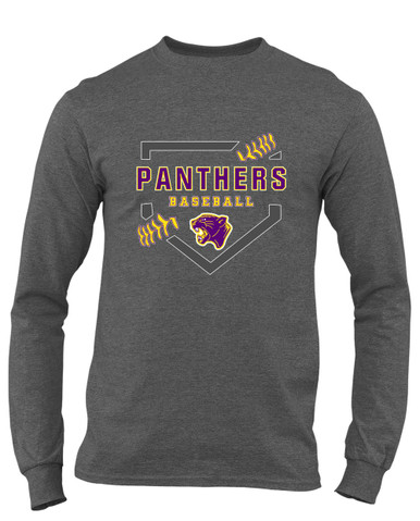 Camden Panthers Baseball #2 Men's Premium LS T-Shirt