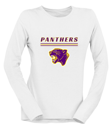 Camden Panthers Mascot #8 Women's Premium LS T-Shirt