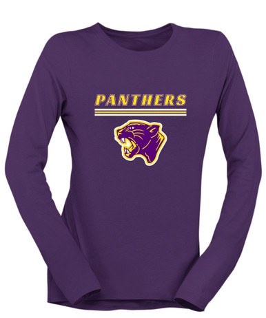 Camden Panthers Mascot #8 Women's LS T-Shirt
