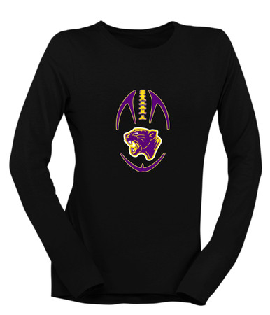 Camden Panthers Football #4 Women's LS T-Shirt