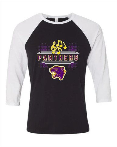 Camden Panthers Band # 3 Women's Baseball T-Shirt