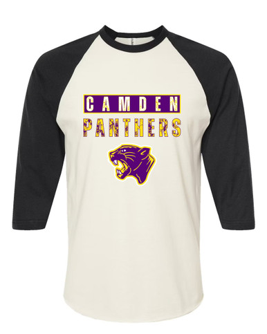 Camden Panthers Mascot #9 Women's Baseball T-Shirt