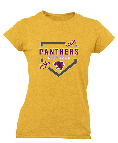 Camden Panthers Softball #2 Women's Premium SS T-Shirt