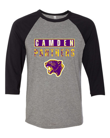 Camden Panthers Mascot #9 Men's Baseball T-Shirt