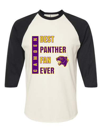 Camden Panthers Best Panther Fan Men's Baseball T-Shirt