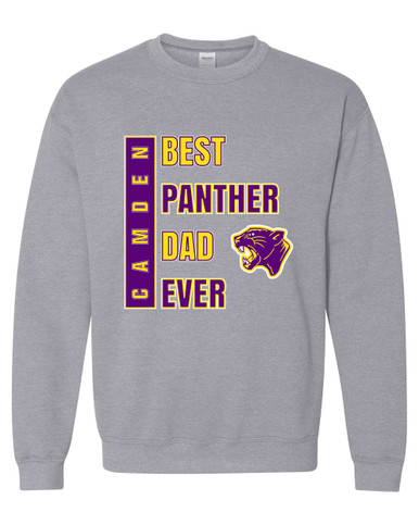 Camden Panthers Best Panther Dad Men's Sweatshirt