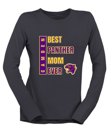 Camden Panthers Best Panther Mom Women's Premium LS T-Shirt